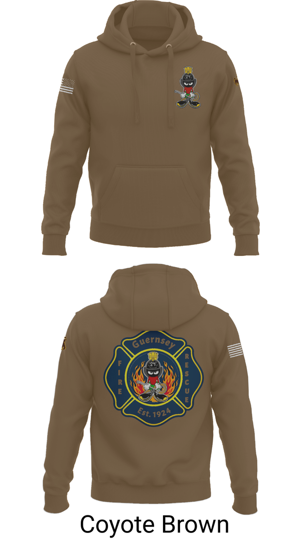 Hoodie, Guernsey Fire & Rescue, , Teamtime, Team time, sublimation, custom sports apparel, team uniforms, spirit wear, spiritwear, sports uniforms, custom shirts, team store, custom team store, fundraiser sports, apparel fundraiser