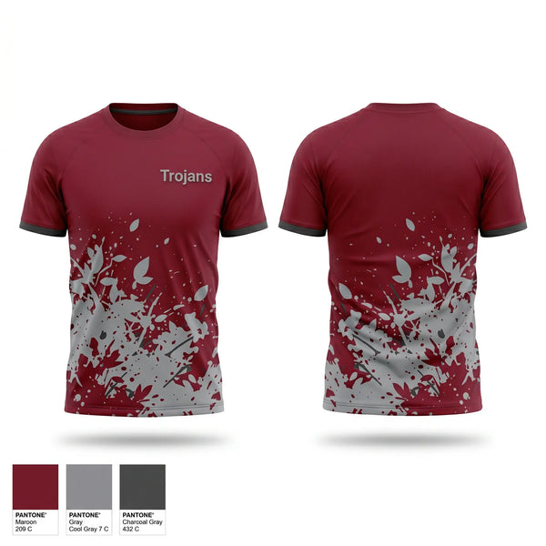 Short Sleeve Performance Shirt, Trojans, Softball, Teamtime, Team time, sublimation, custom sports apparel, team uniforms, spirit wear, spiritwear, sports uniforms, custom shirts, team store, custom team store, fundraiser sports, apparel fundraiser