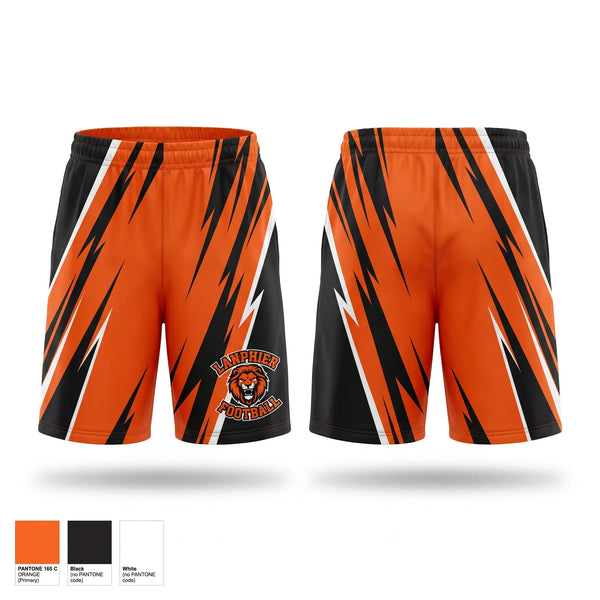 Athletic Shorts With Pockets, Lanphier Lions, , Teamtime, Team time, sublimation, custom sports apparel, team uniforms, spirit wear, spiritwear, sports uniforms, custom shirts, team store, custom team store, fundraiser sports, apparel fundraiser