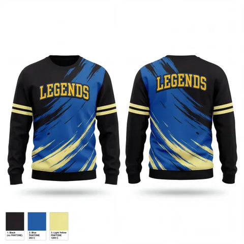 Crew Neck Sweatshirt, Carlsbad legends nm, Baseball, Teamtime, Team time, sublimation, custom sports apparel, team uniforms, spirit wear, spiritwear, sports uniforms, custom shirts, team store, custom team store, fundraiser sports, apparel fundraiser