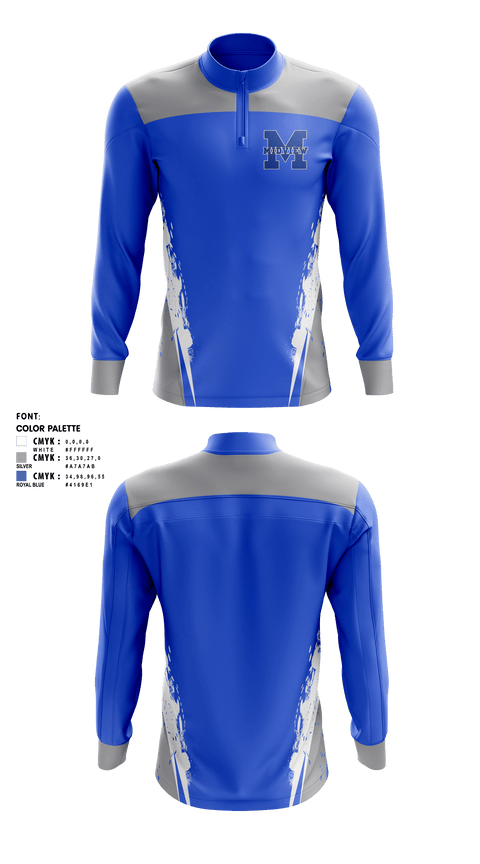 Quarter Zip Jacket, Midview Middies, Cheer, Teamtime, Team time, sublimation, custom sports apparel, team uniforms, spirit wear, spiritwear, sports uniforms, custom shirts, team store, custom team store, fundraiser sports, apparel fundraiser