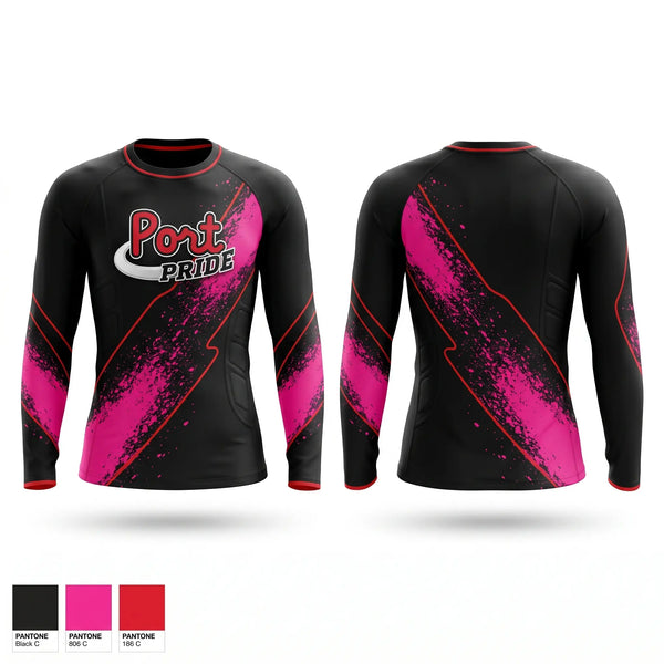 Long Sleeve Performance Shirt, Port Jervis High School Wrestling, Wrestling, Teamtime, Team time, sublimation, custom sports apparel, team uniforms, spirit wear, spiritwear, sports uniforms, custom shirts, team store, custom team store, fundraiser sports, apparel fundraiser