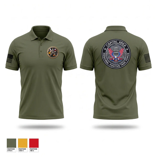 Short Sleeve Performance Polo, Unite Freedom 250th Taskforce, Police, Teamtime, Team time, sublimation, custom sports apparel, team uniforms, spirit wear, spiritwear, sports uniforms, custom shirts, team store, custom team store, fundraiser sports, apparel fundraiser