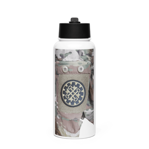 46 MP CO 62562841 Stainless Steel Water Bottle with a Straw Lid
