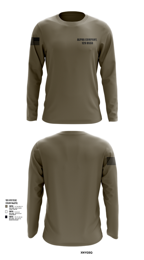 Long Sleeve Performance Shirt, Alpha Company, 129 DSSB, , Teamtime, Team time, sublimation, custom sports apparel, team uniforms, spirit wear, spiritwear, sports uniforms, custom shirts, team store, custom team store, fundraiser sports, apparel fundraiser