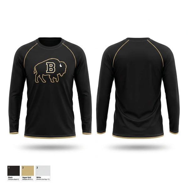 Long Sleeve Performance Shirt, Buffalo High School, Women's Basketball, Teamtime, Team time, sublimation, custom sports apparel, team uniforms, spirit wear, spiritwear, sports uniforms, custom shirts, team store, custom team store, fundraiser sports, apparel fundraiser