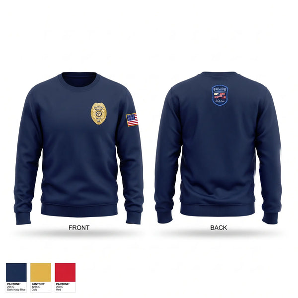 Crew Neck Sweatshirt, Natchez Police Department, Police, Teamtime, Team time, sublimation, custom sports apparel, team uniforms, spirit wear, spiritwear, sports uniforms, custom shirts, team store, custom team store, fundraiser sports, apparel fundraiser