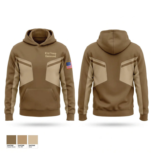 Hoodie, 61st Troop Command, National Guard, Teamtime, Team time, sublimation, custom sports apparel, team uniforms, spirit wear, spiritwear, sports uniforms, custom shirts, team store, custom team store, fundraiser sports, apparel fundraiser