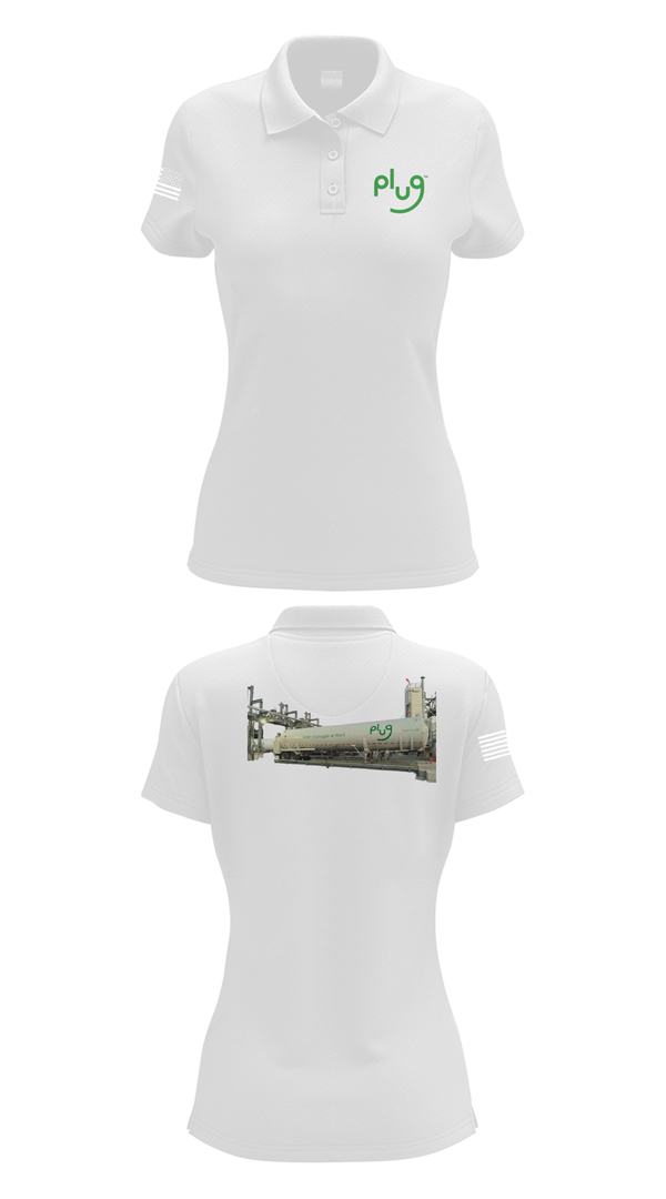 Womens Short Sleeve Performance Polo, Plug Green Hydrogen, , Teamtime, Team time, sublimation, custom sports apparel, team uniforms, spirit wear, spiritwear, sports uniforms, custom shirts, team store, custom team store, fundraiser sports, apparel fundraiser