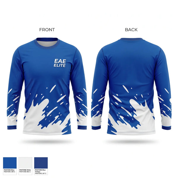 Long Sleeve Performance Shirt, EAE ELITE, Softball, Teamtime, Team time, sublimation, custom sports apparel, team uniforms, spirit wear, spiritwear, sports uniforms, custom shirts, team store, custom team store, fundraiser sports, apparel fundraiser