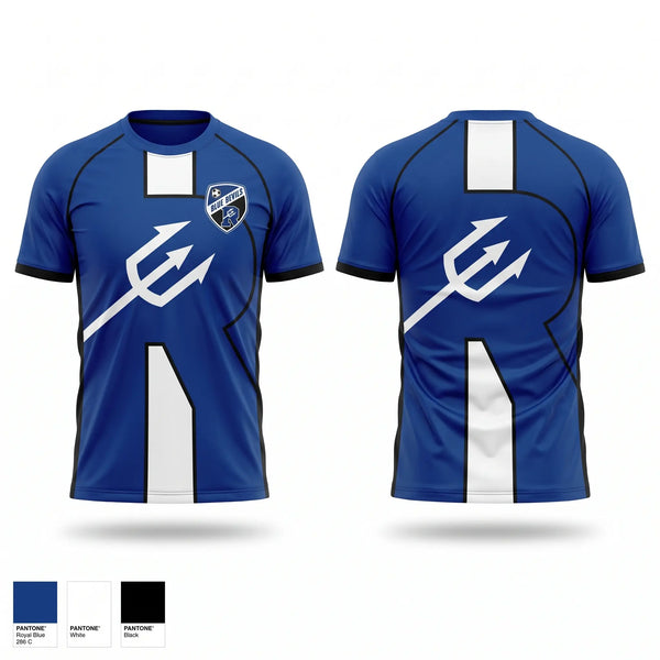 Short Sleeve Performance Shirt, Reading Blue Devils, Men's Soccer, Teamtime, Team time, sublimation, custom sports apparel, team uniforms, spirit wear, spiritwear, sports uniforms, custom shirts, team store, custom team store, fundraiser sports, apparel fundraiser