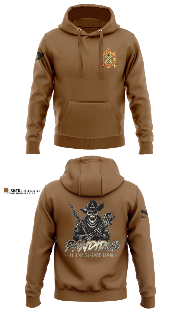 Hoodie, 501st BSB, B Company, , Teamtime, Team time, sublimation, custom sports apparel, team uniforms, spirit wear, spiritwear, sports uniforms, custom shirts, team store, custom team store, fundraiser sports, apparel fundraiser