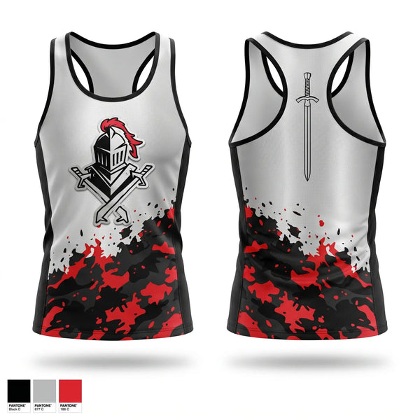 Mens Track Singlet, Knights Track Club, Track & Field, Teamtime, Team time, sublimation, custom sports apparel, team uniforms, spirit wear, spiritwear, sports uniforms, custom shirts, team store, custom team store, fundraiser sports, apparel fundraiser