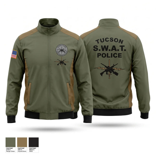 Windbreaker, Tucson Police SWAT, Police, Teamtime, Team time, sublimation, custom sports apparel, team uniforms, spirit wear, spiritwear, sports uniforms, custom shirts, team store, custom team store, fundraiser sports, apparel fundraiser