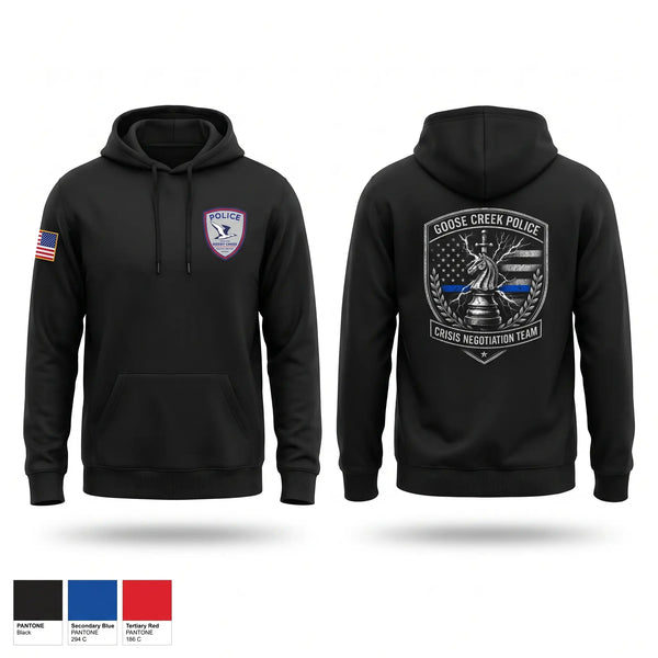 Hoodie, Crisis Negotiation Team, Police, Teamtime, Team time, sublimation, custom sports apparel, team uniforms, spirit wear, spiritwear, sports uniforms, custom shirts, team store, custom team store, fundraiser sports, apparel fundraiser