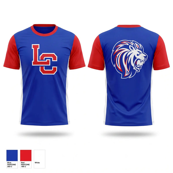 Short Sleeve Performance Shirt, Lewis County Lions, , Teamtime, Team time, sublimation, custom sports apparel, team uniforms, spirit wear, spiritwear, sports uniforms, custom shirts, team store, custom team store, fundraiser sports, apparel fundraiser