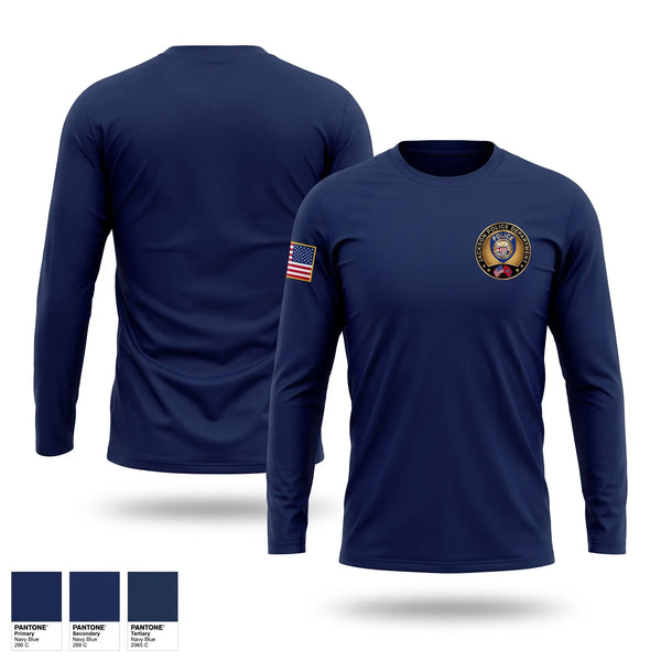 Long Sleeve Performance Shirt, Jackson Police Department, Police, Teamtime, Team time, sublimation, custom sports apparel, team uniforms, spirit wear, spiritwear, sports uniforms, custom shirts, team store, custom team store, fundraiser sports, apparel fundraiser