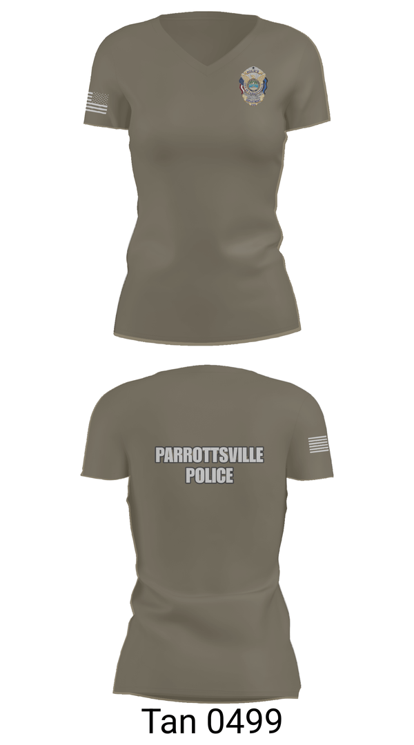 Womens Short Sleeve Vneck Shirt, Parrottsville police, Police, Teamtime, Team time, sublimation, custom sports apparel, team uniforms, spirit wear, spiritwear, sports uniforms, custom shirts, team store, custom team store, fundraiser sports, apparel fundraiser