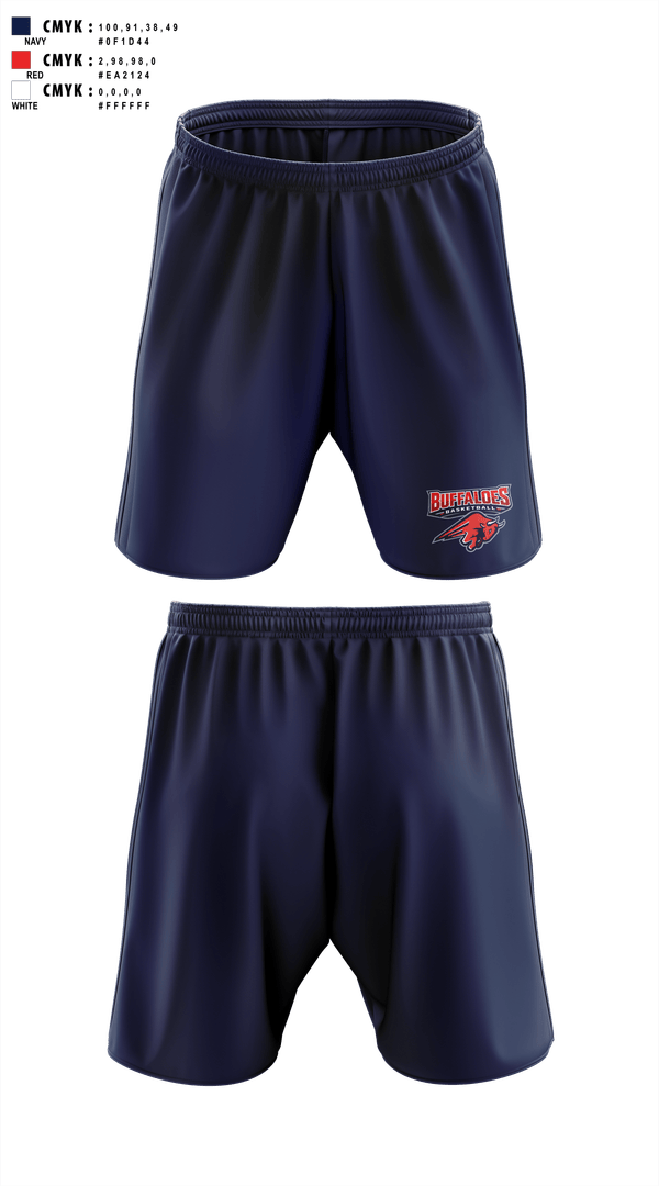 Athletic Shorts With Pockets, Illinois Buffaloes, Men's Basketball, Teamtime, Team time, sublimation, custom sports apparel, team uniforms, spirit wear, spiritwear, sports uniforms, custom shirts, team store, custom team store, fundraiser sports, apparel fundraiser