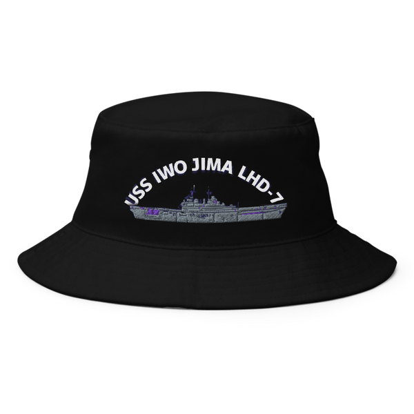 USS IWO JIMA LHD7 FRG Bucket Hat | Big Accessories BX003
