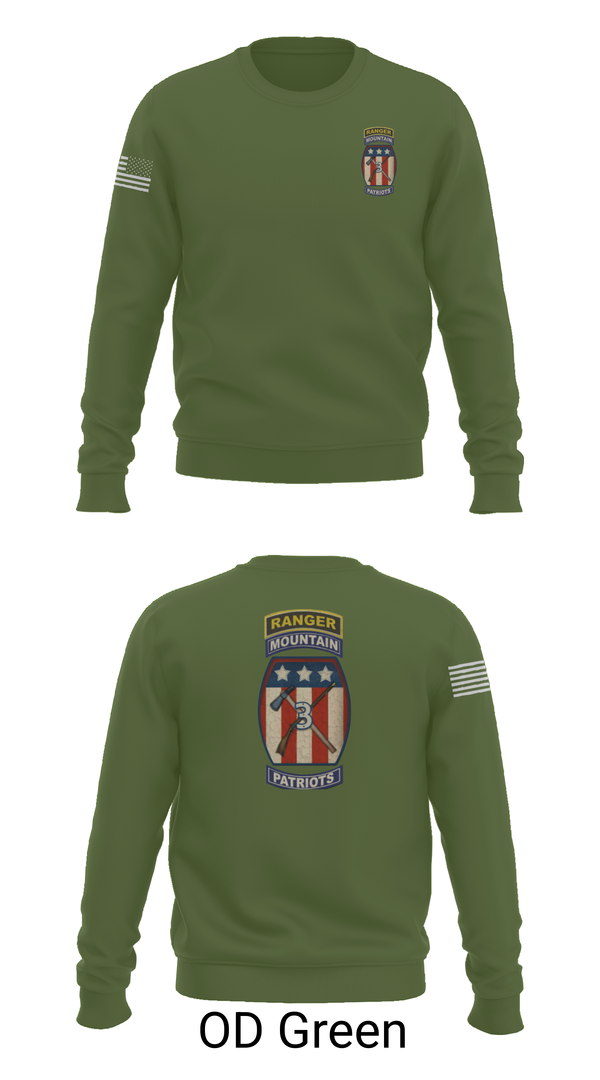 Crew Neck Sweatshirt, 2-47 infantry 3rd BRG 10th MTN, Army, Teamtime, Team time, sublimation, custom sports apparel, team uniforms, spirit wear, spiritwear, sports uniforms, custom shirts, team store, custom team store, fundraiser sports, apparel fundraiser