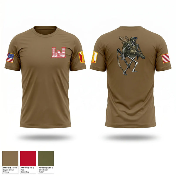 Short Sleeve Performance Shirt, HHC 223rd Engineer Battalion, Army, Teamtime, Team time, sublimation, custom sports apparel, team uniforms, spirit wear, spiritwear, sports uniforms, custom shirts, team store, custom team store, fundraiser sports, apparel fundraiser