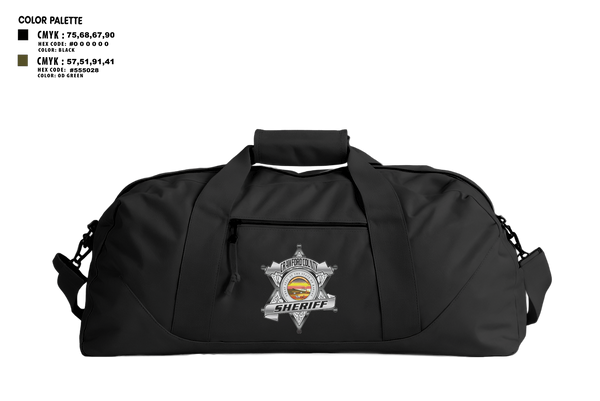 Duffle Bag, Crawford county investigations bureau, Police, Teamtime, Team time, sublimation, custom sports apparel, team uniforms, spirit wear, spiritwear, sports uniforms, custom shirts, team store, custom team store, fundraiser sports, apparel fundraiser