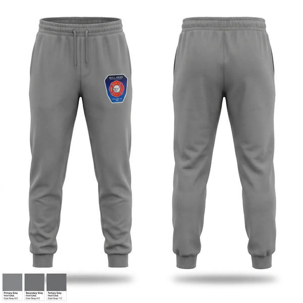 Sweatpants, Bull Head, Fire Department, Teamtime, Team time, sublimation, custom sports apparel, team uniforms, spirit wear, spiritwear, sports uniforms, custom shirts, team store, custom team store, fundraiser sports, apparel fundraiser
