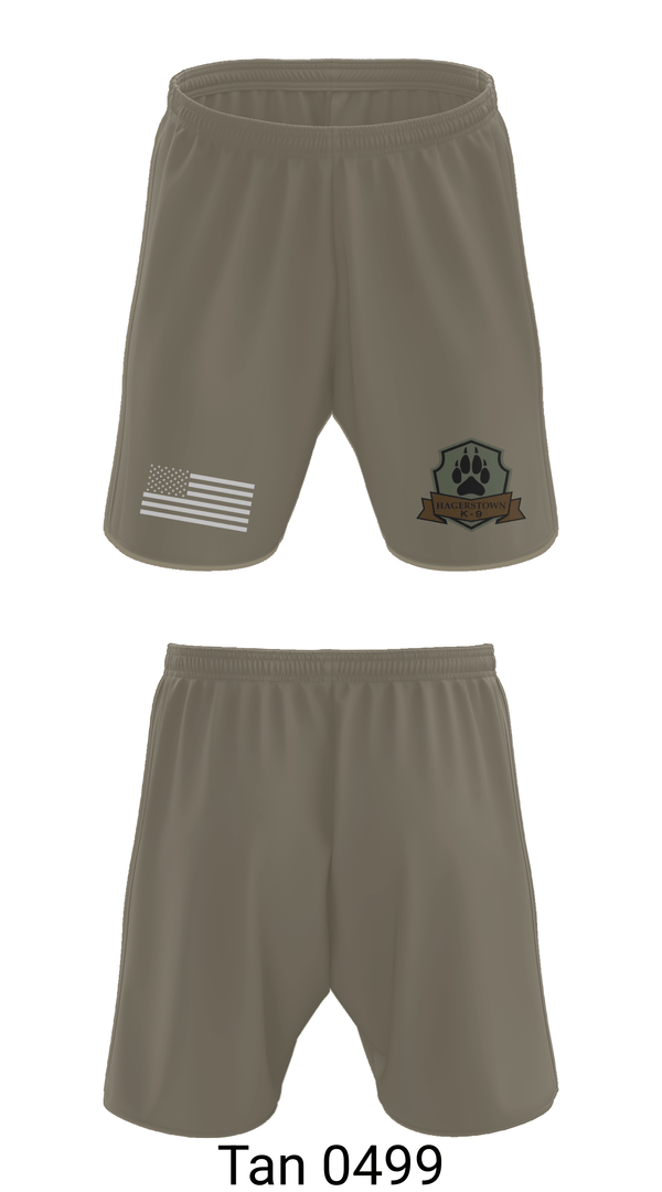 Athletic Shorts With Pockets, Hagerstown Police K9 Unit, Police, Teamtime, Team time, sublimation, custom sports apparel, team uniforms, spirit wear, spiritwear, sports uniforms, custom shirts, team store, custom team store, fundraiser sports, apparel fundraiser