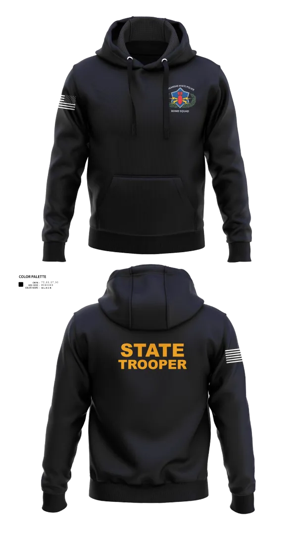 Hoodie, Arkansas State Police Bomb Squad, , Teamtime, Team time, sublimation, custom sports apparel, team uniforms, spirit wear, spiritwear, sports uniforms, custom shirts, team store, custom team store, fundraiser sports, apparel fundraiser