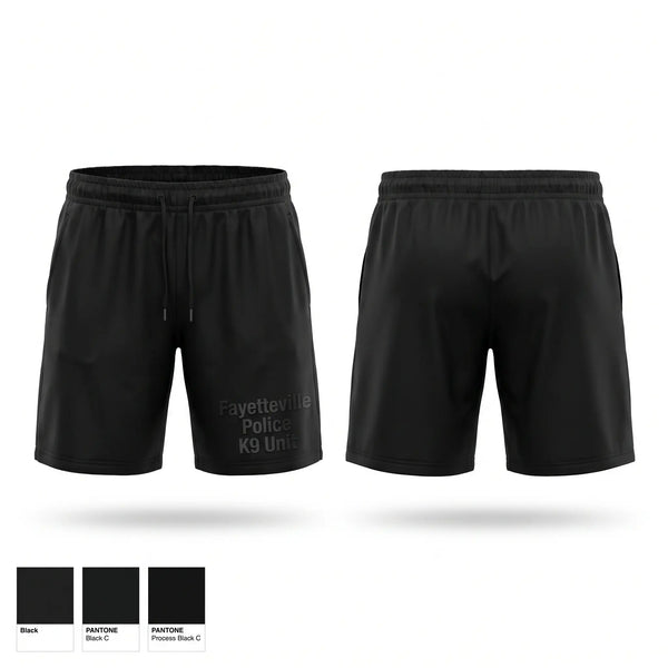 Athletic Shorts With Pockets, Fayetteville Police K-9 Unit, Police, Teamtime, Team time, sublimation, custom sports apparel, team uniforms, spirit wear, spiritwear, sports uniforms, custom shirts, team store, custom team store, fundraiser sports, apparel fundraiser