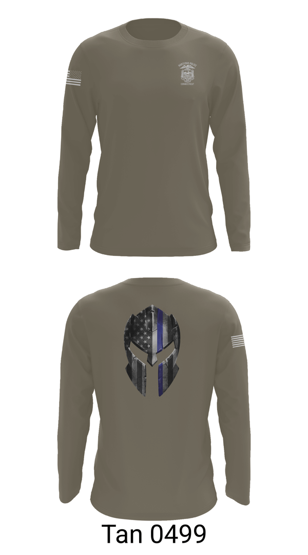 Long Sleeve Performance Shirt, Hartford Police, Police, Teamtime, Team time, sublimation, custom sports apparel, team uniforms, spirit wear, spiritwear, sports uniforms, custom shirts, team store, custom team store, fundraiser sports, apparel fundraiser