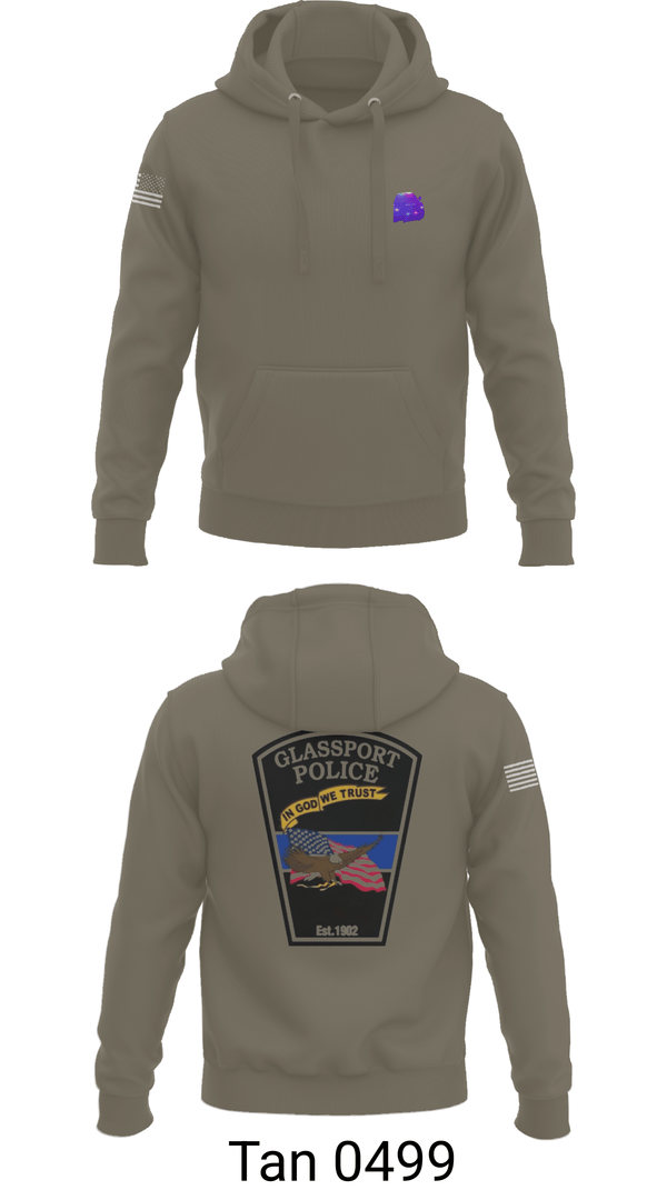 Hoodie, GLASSPORT POLICE, Police, Teamtime, Team time, sublimation, custom sports apparel, team uniforms, spirit wear, spiritwear, sports uniforms, custom shirts, team store, custom team store, fundraiser sports, apparel fundraiser