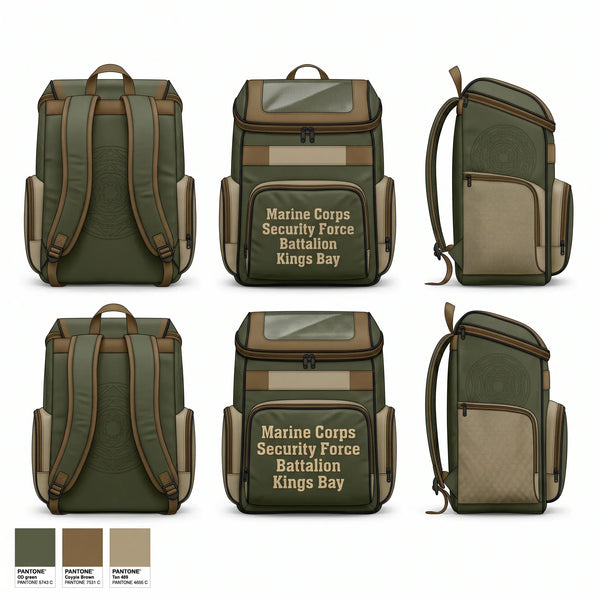 Gear Bag, Marine Corps Security Force Battalion Kings Bay, Marines, Teamtime, Team time, sublimation, custom sports apparel, team uniforms, spirit wear, spiritwear, sports uniforms, custom shirts, team store, custom team store, fundraiser sports, apparel fundraiser