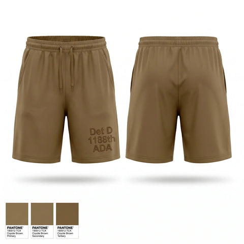 Athletic Shorts With Pockets, Det. D. 1-188th ADA, National Guard, Teamtime, Team time, sublimation, custom sports apparel, team uniforms, spirit wear, spiritwear, sports uniforms, custom shirts, team store, custom team store, fundraiser sports, apparel fundraiser