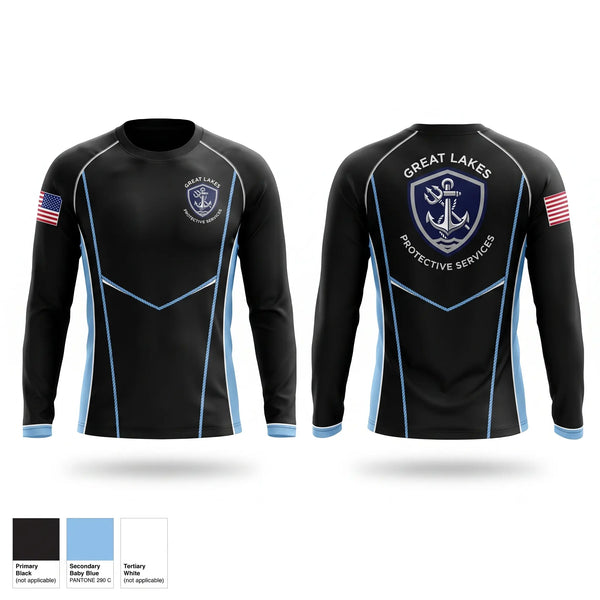 Long Sleeve Performance Shirt, Great Lakes Protective Services, Police, Teamtime, Team time, sublimation, custom sports apparel, team uniforms, spirit wear, spiritwear, sports uniforms, custom shirts, team store, custom team store, fundraiser sports, apparel fundraiser