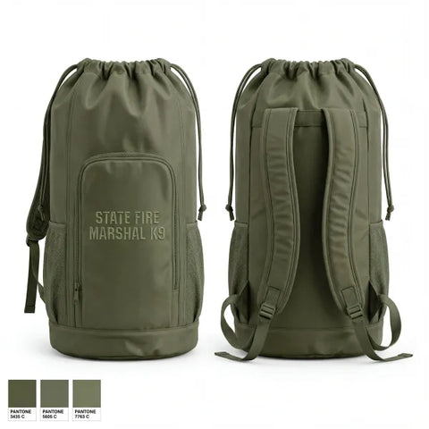 Gear Bag, State Fire Marshal K9, Police, Teamtime, Team time, sublimation, custom sports apparel, team uniforms, spirit wear, spiritwear, sports uniforms, custom shirts, team store, custom team store, fundraiser sports, apparel fundraiser