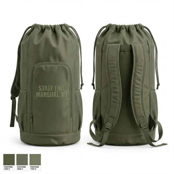 Gear Bag, State Fire Marshal K9, Police, Teamtime, Team time, sublimation, custom sports apparel, team uniforms, spirit wear, spiritwear, sports uniforms, custom shirts, team store, custom team store, fundraiser sports, apparel fundraiser