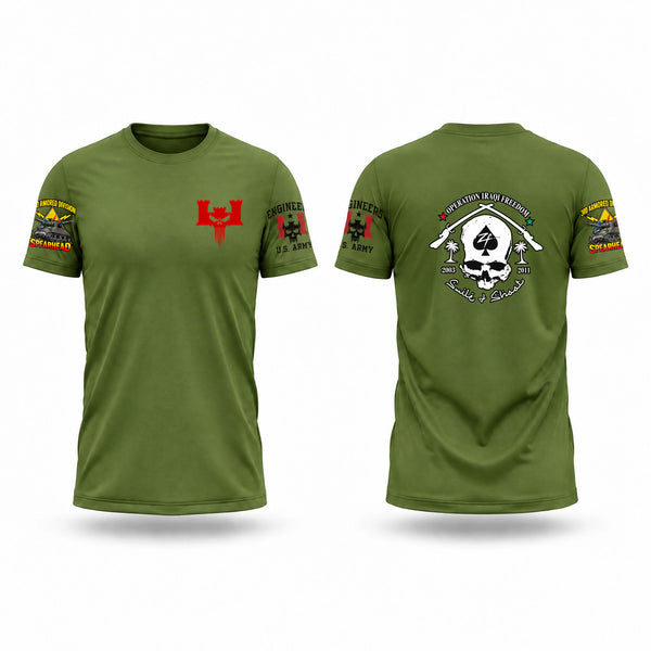 Short Sleeve Performance Shirt, C Co 10th Eng, Army, Teamtime, Team time, sublimation, custom sports apparel, team uniforms, spirit wear, spiritwear, sports uniforms, custom shirts, team store, custom team store, fundraiser sports, apparel fundraiser