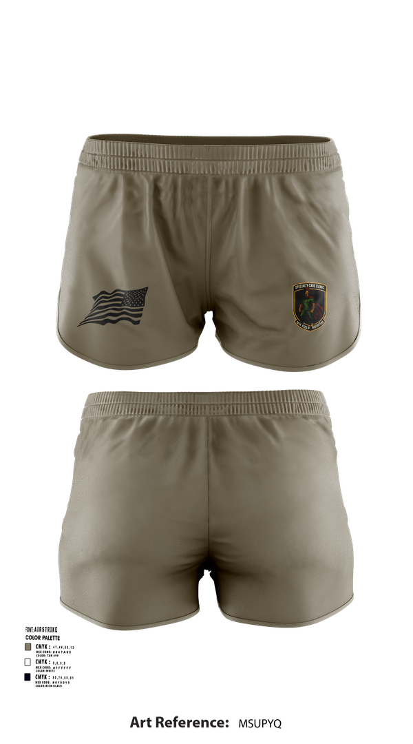 Ranger Panties, SCC 10th Field Hospital, , Teamtime, Team time, sublimation, custom sports apparel, team uniforms, spirit wear, spiritwear, sports uniforms, custom shirts, team store, custom team store, fundraiser sports, apparel fundraiser
