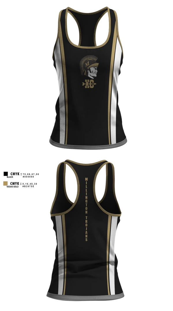 Womens Track Singlet, Millington Central High School Cross Country, Cross Country, Teamtime, Team time, sublimation, custom sports apparel, team uniforms, spirit wear, spiritwear, sports uniforms, custom shirts, team store, custom team store, fundraiser sports, apparel fundraiser
