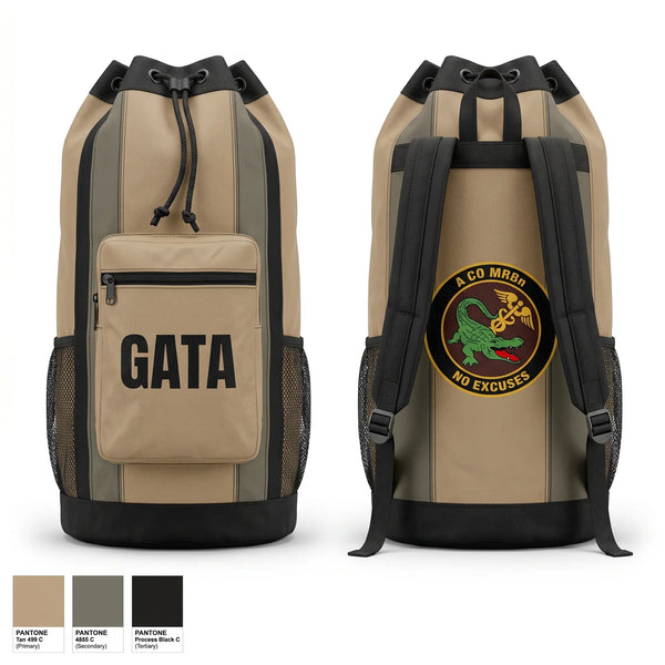 Gear Bag, MRBN- A Co, Army, Teamtime, Team time, sublimation, custom sports apparel, team uniforms, spirit wear, spiritwear, sports uniforms, custom shirts, team store, custom team store, fundraiser sports, apparel fundraiser