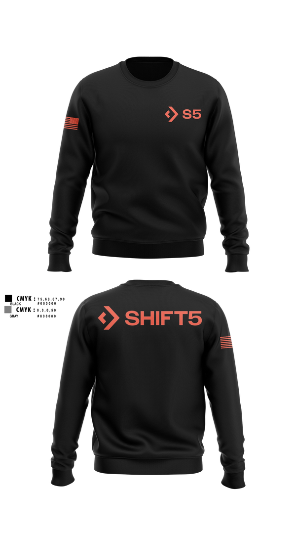 Crew Neck Sweatshirt, Shift5, , Teamtime, Team time, sublimation, custom sports apparel, team uniforms, spirit wear, spiritwear, sports uniforms, custom shirts, team store, custom team store, fundraiser sports, apparel fundraiser