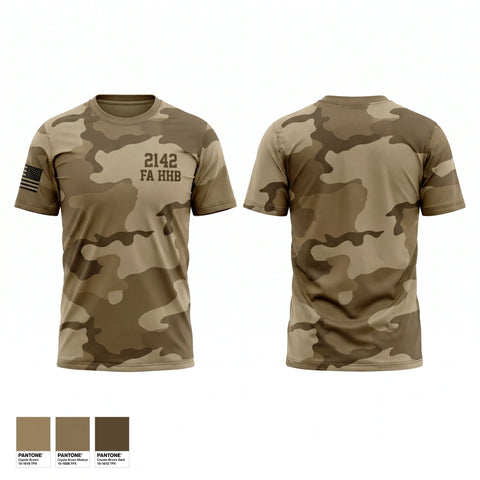 Old School Cotton Feel Shirt, 2/142 FA HHB, Army, Teamtime, Team time, sublimation, custom sports apparel, team uniforms, spirit wear, spiritwear, sports uniforms, custom shirts, team store, custom team store, fundraiser sports, apparel fundraiser