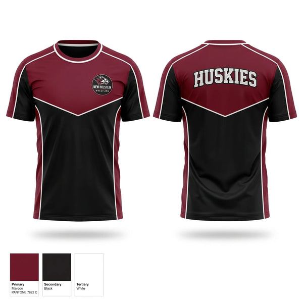 Football Jersey, New Holstein Huskies, Wrestling, Teamtime, Team time, sublimation, custom sports apparel, team uniforms, spirit wear, spiritwear, sports uniforms, custom shirts, team store, custom team store, fundraiser sports, apparel fundraiser