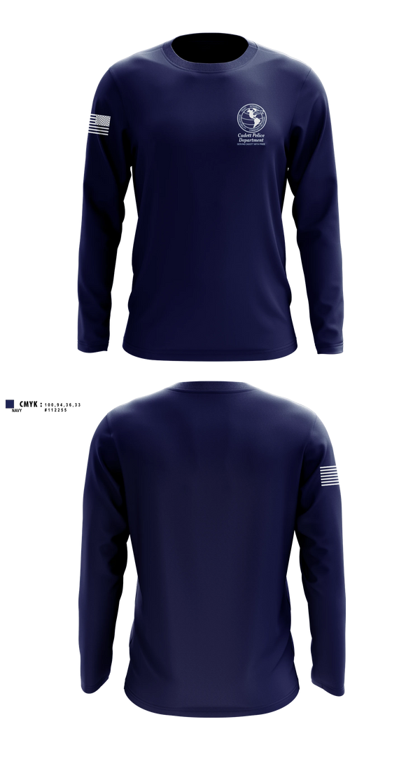 Long Sleeve Performance Shirt, Cadott Police Department, Police, Teamtime, Team time, sublimation, custom sports apparel, team uniforms, spirit wear, spiritwear, sports uniforms, custom shirts, team store, custom team store, fundraiser sports, apparel fundraiser