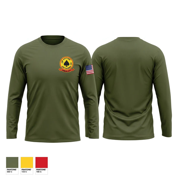 Long Sleeve Performance Shirt, HMLA-267, Marines, Teamtime, Team time, sublimation, custom sports apparel, team uniforms, spirit wear, spiritwear, sports uniforms, custom shirts, team store, custom team store, fundraiser sports, apparel fundraiser