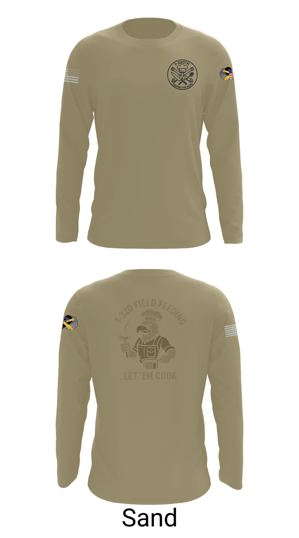 Long Sleeve Performance Shirt, 1-320th, , Teamtime, Team time, sublimation, custom sports apparel, team uniforms, spirit wear, spiritwear, sports uniforms, custom shirts, team store, custom team store, fundraiser sports, apparel fundraiser