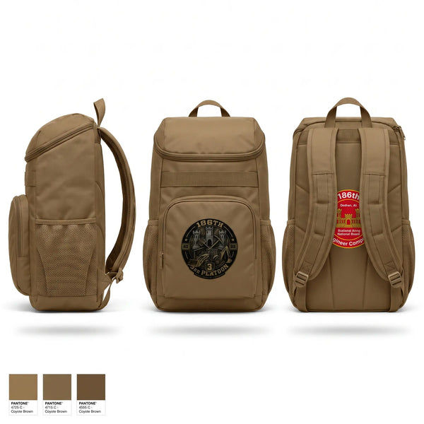 Gear Bag, 186 EN CO, National Guard, Teamtime, Team time, sublimation, custom sports apparel, team uniforms, spirit wear, spiritwear, sports uniforms, custom shirts, team store, custom team store, fundraiser sports, apparel fundraiser