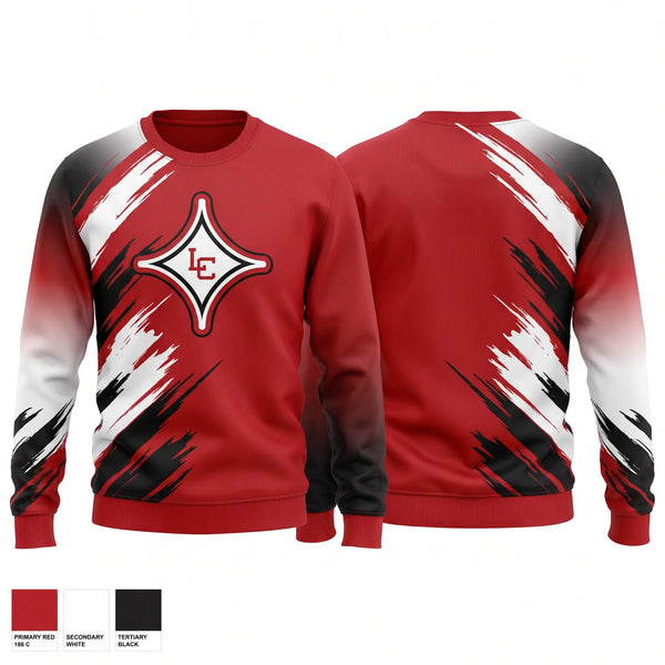 Crew Neck Sweatshirt, Red Devils, Women's Basketball, Teamtime, Team time, sublimation, custom sports apparel, team uniforms, spirit wear, spiritwear, sports uniforms, custom shirts, team store, custom team store, fundraiser sports, apparel fundraiser
